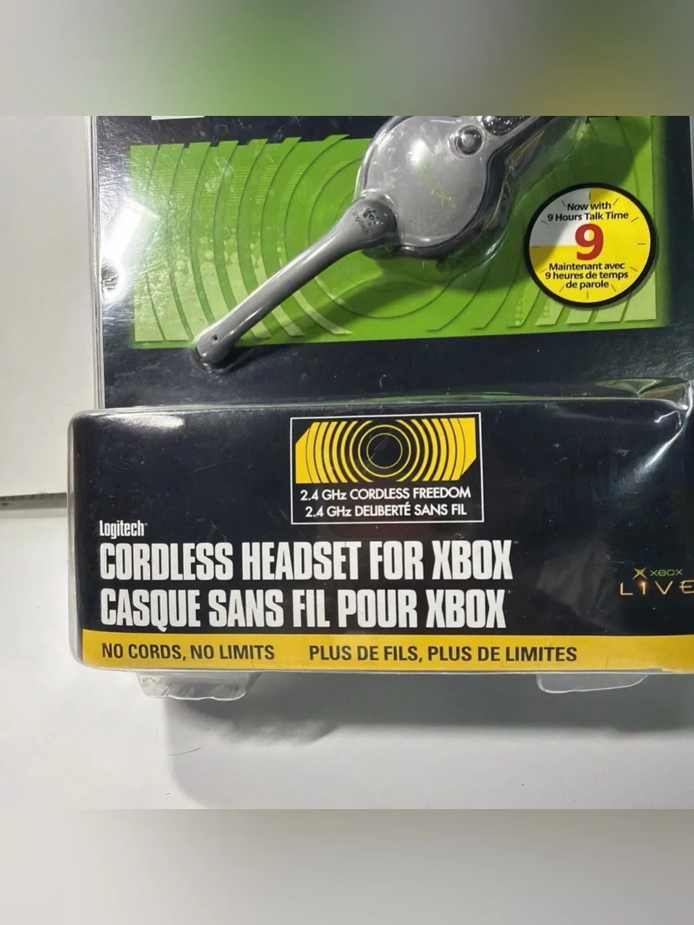 Logitech Cordless Headset Xbox Original 2.4GHz NEW Sealed Rare OEM